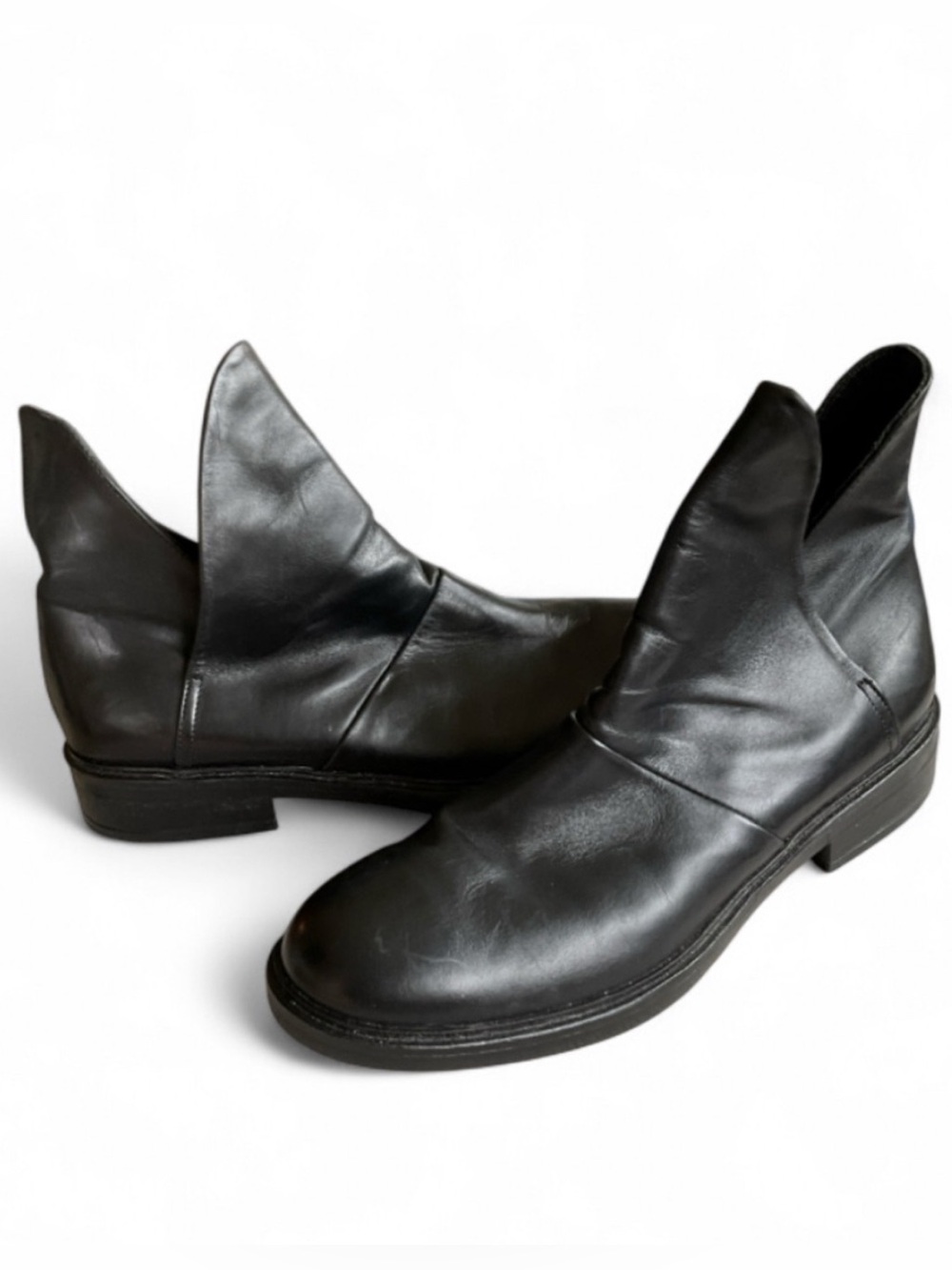 Progetto Black *Italian Leather*Ankle Boots SIZE EU 41